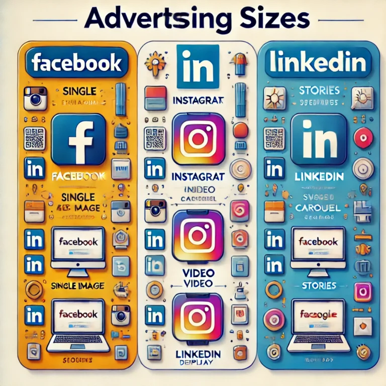 que tamano y formato son mejores para la publicidad online en google instagram facebook tiktok