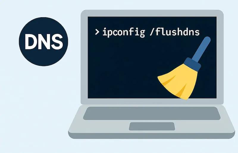 como limpiar cache dns con fush