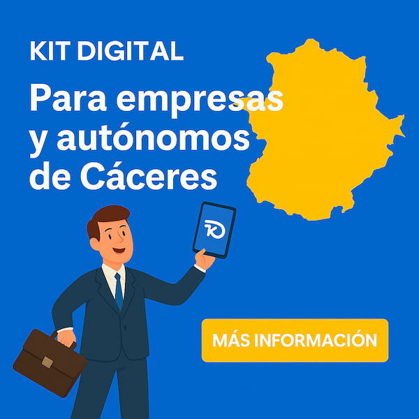 Kit Digital para empresas y autónomos Cáceres