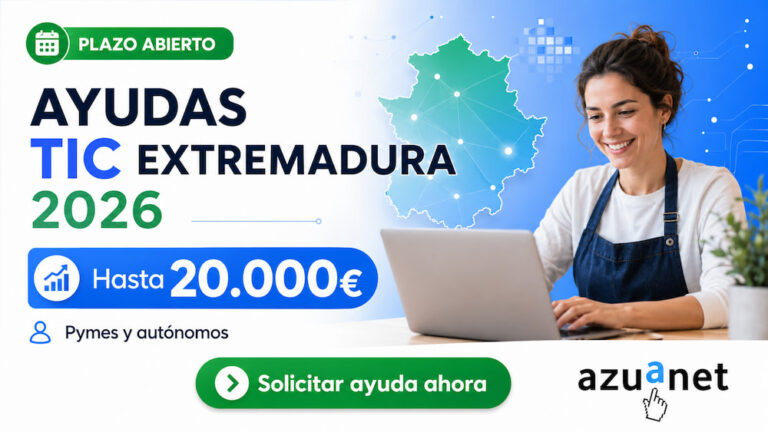Ayudas TIC Extremadura 2026