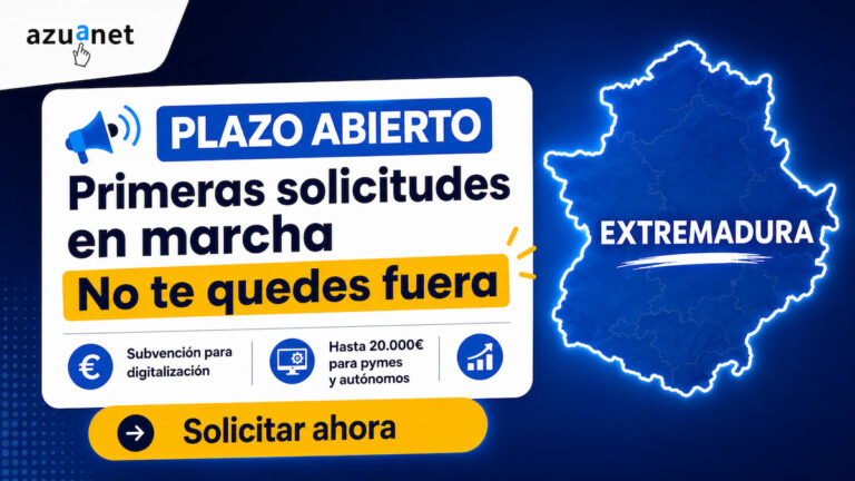 Plazo Abierto para solicitar ayuda para digitalización de pymes, empresas y autónomos en Extremadura en 2026, ayudas emprendedores junta de Extremadura