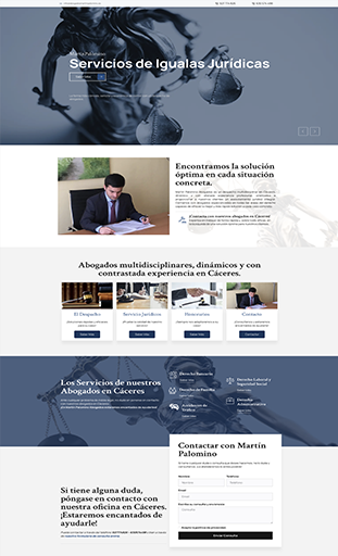 Mantenimiento wordpress: proyecto Martín Palomino