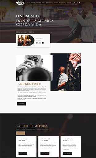 Mantenimiento wordpress: proyecto Tosti Música
