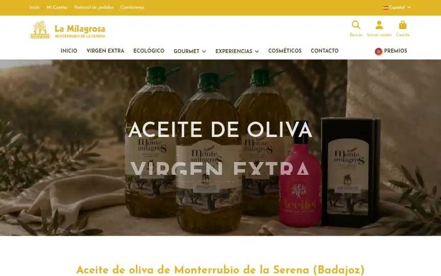 Mantenimiento prestashop: proyecto Aceite de oliva · PrestaShop