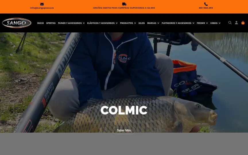 Mantenimiento prestashop: proyecto Artículos de pesca · PrestaShop