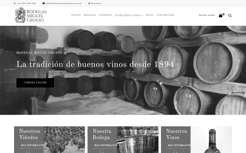 Mantenimiento prestashop: proyecto Bodega de vinos · PrestaShop