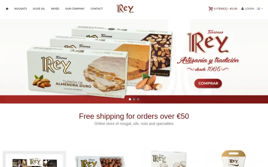 Mantenimiento prestashop: proyecto Turrones artesanos · PrestaShop