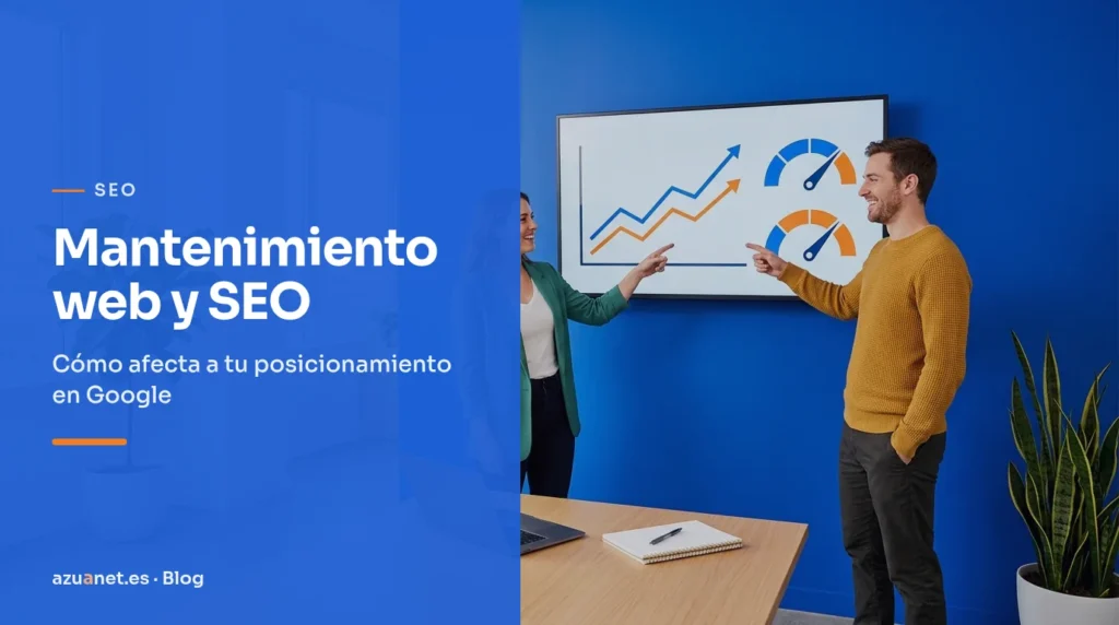 Mantenimiento web y SEO: revisión de velocidad, seguridad y errores para cuidar el posicionamiento.