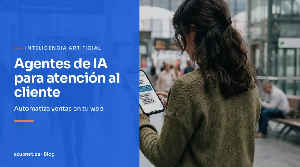 Agentes de IA para atención al cliente: Automatiza ventas en tu web