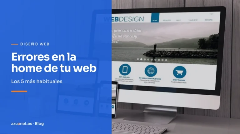 Errores en la home de tu web: Los 5 más habituales