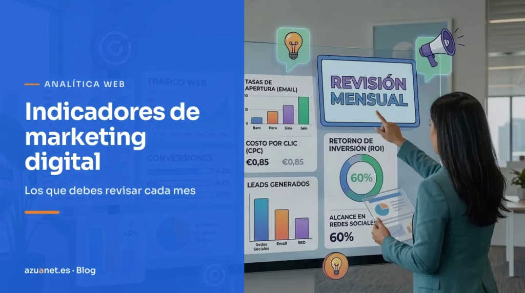 Indicadores de marketing digital: Los que debes revisar cada mes