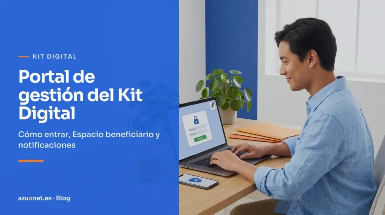 Portal de gestión del Kit Digital: Cómo entrar, Espacio beneficiario y notificaciones